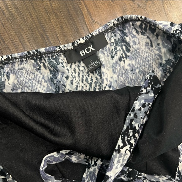 BCX Neck Tie Up Romper - Picture 8 of 12